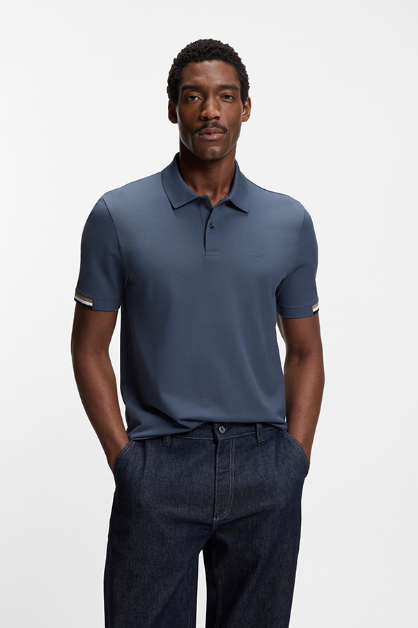 ΜΠΛΟΥΖΑ POLO BOSS - 468 ΣΙΕΛ